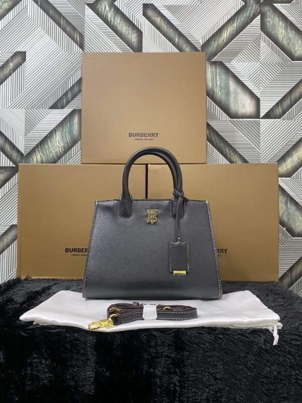 Burberry Frances Medium Satchel Bag With Og Box Dust Bag - Image 3