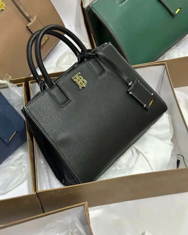 Burberry Frances Medium Satchel Bag With Og Box Dust Bag - Image 2