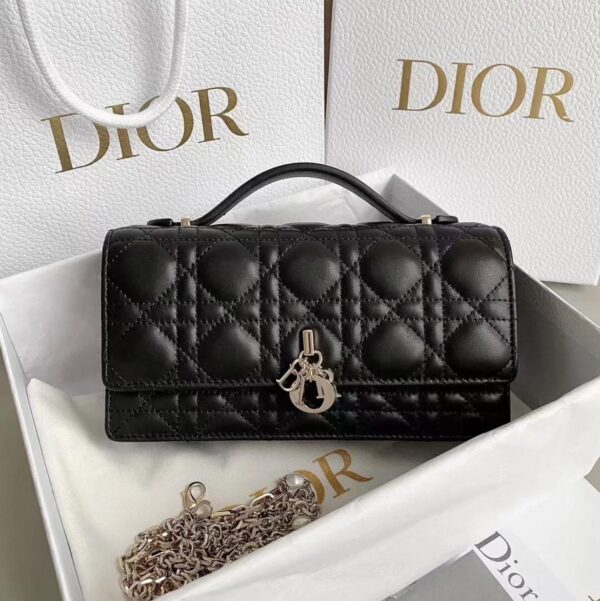 Christian Dior Lady Dior Top Handle Bag
