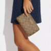 Coach Corner Zip Wristlet