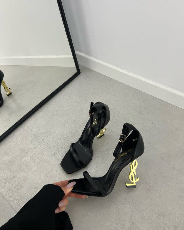 Ysl opyum premium heels in black gold - Image 2
