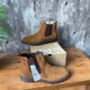 Zara chelsea boots suede premium 5