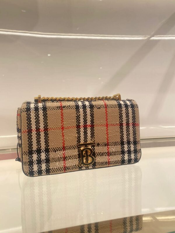 Burberry Lola London Check Crossbody Bag - Image 3