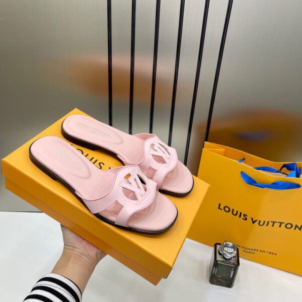 Louis vuitton lv isola pink flat