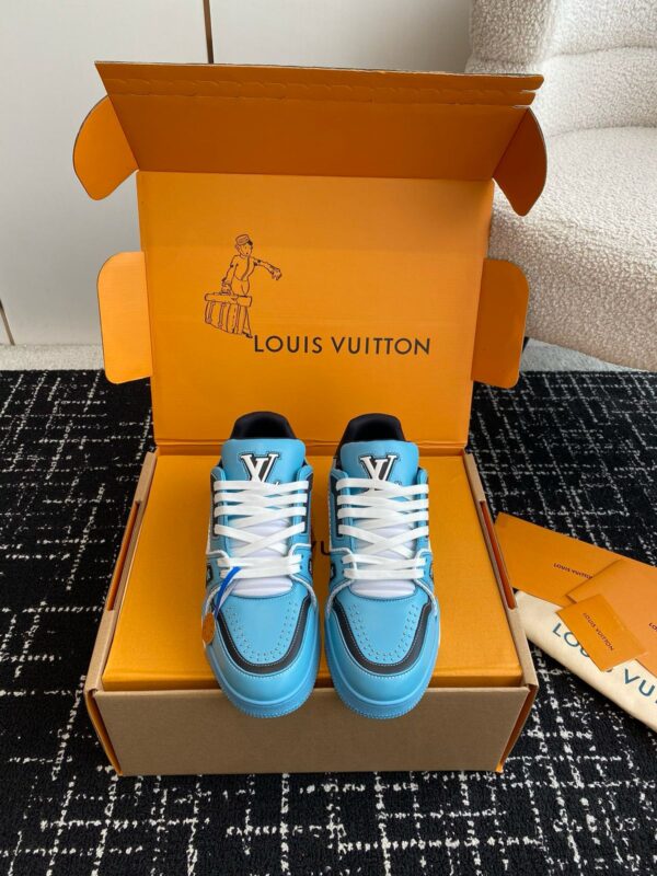 Virgil abloh iconic lv trainer sneaker - Image 9