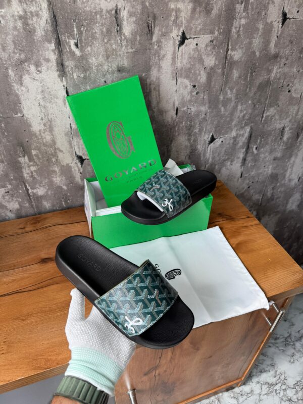 Goyard paris green premium slides mens - Image 2