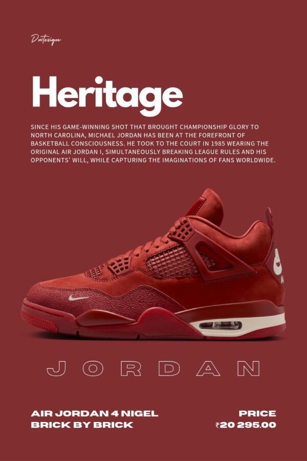 AIR JORDANS RETRO 4 NIGEL SYLVESTER - Image 3
