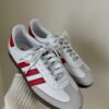 ADIDAS ORIGINALS SAMBA WHITE RED