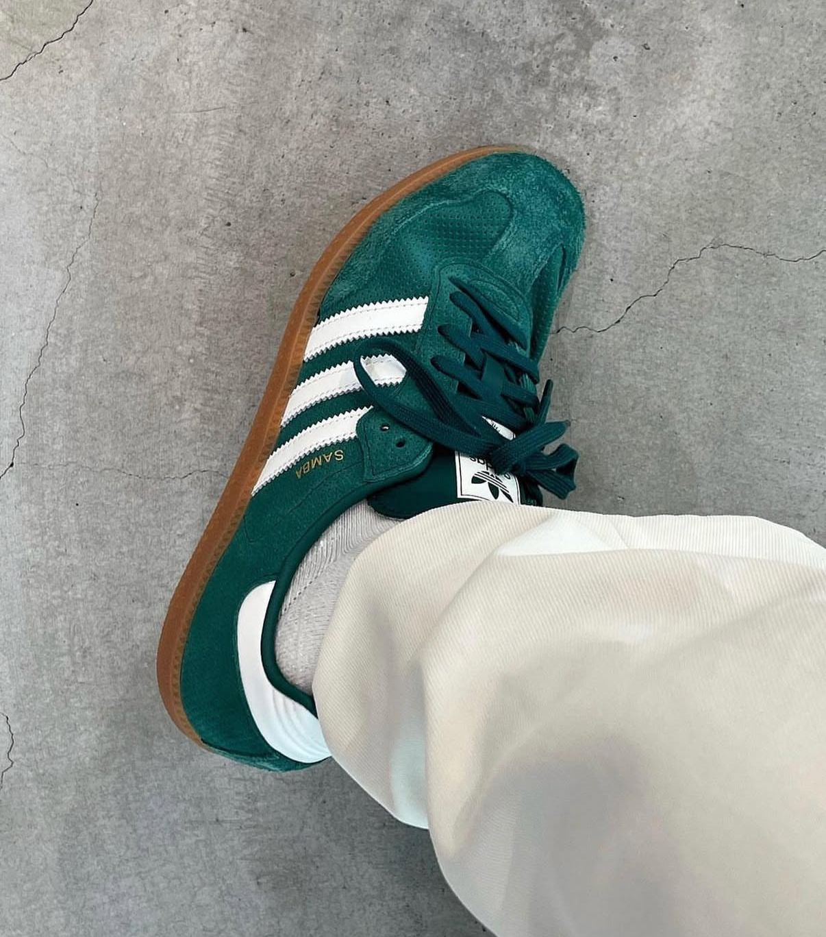 ADIDAS ORIGINALS SAMBA GREEN