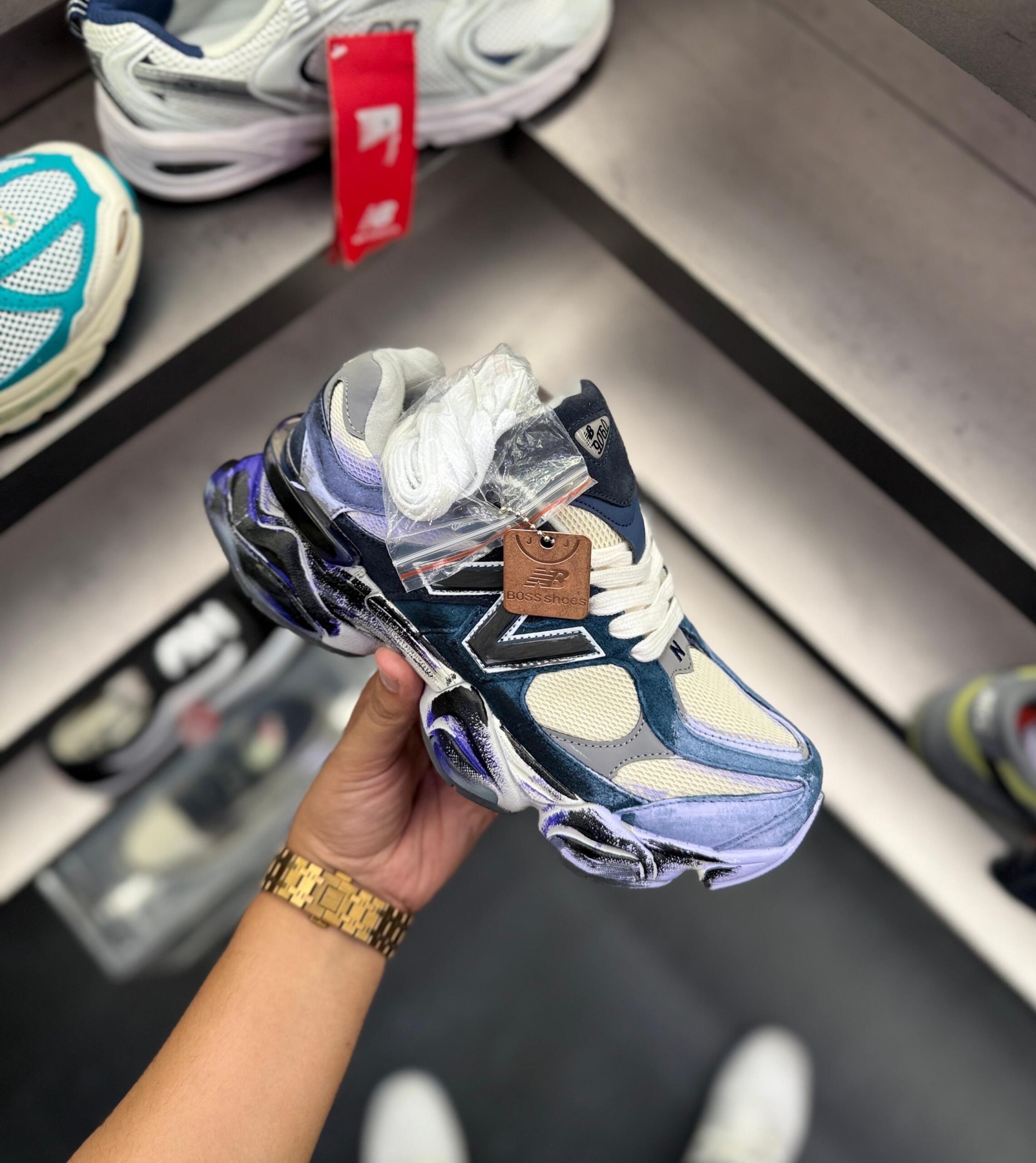 NEW BALANCE 9060 CUSTOM TIE DIE 2025 - Image 2